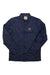 Men's quilted full-zip shirt jacket, navy with stand collar and Fjallraven logo patch