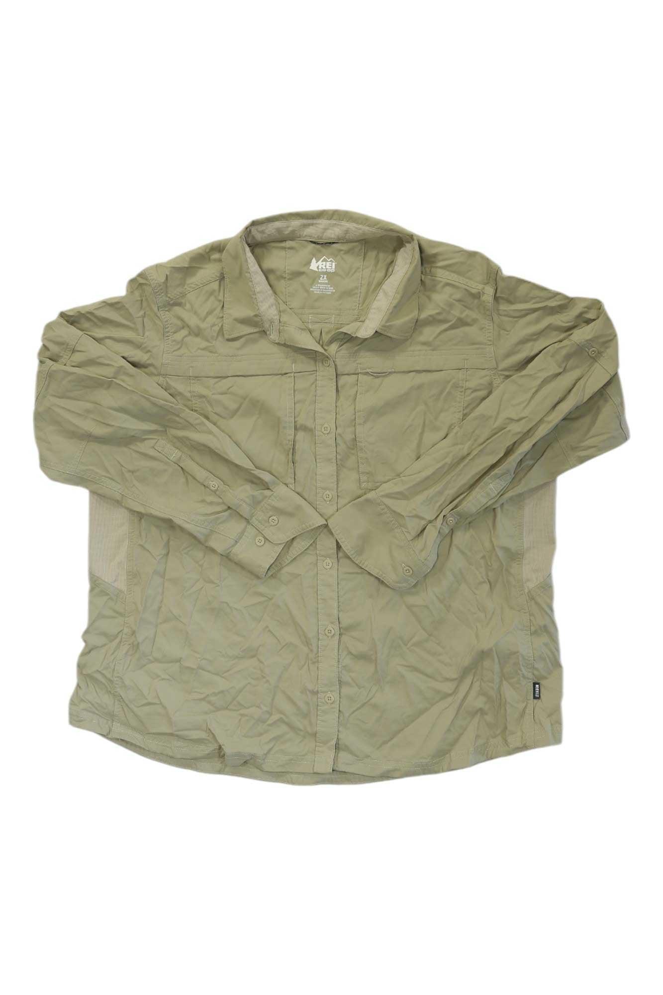 REI Womens Sahara Button-Up Long-Sleeve Shirt REI