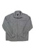 The Outdoor Research Men's Feedback Flannel Shirt in gray features long sleeves, two button-flap chest pockets, and moisture-wicking fabric, displayed flat on a white background.