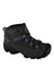 Waterproof mid hiking boot in dark green/black with KEEN logo and lace-up design.