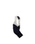 Rapha Mens Pro Team Bib Shorts II - Regular in navy blue and white, featuring a race-grade chamois and red-white checkered strap detail, shown against a plain white background.