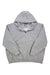 A Rain Defender Loose Fit Heavyweight Quarter-Zip Sweatshirt in light gray, featuring a front pocket, is shown flat on a white background.