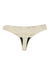 The Proof Womens Period & Leak Proof Thong, shown in beige with a minimal, simple design on a white background, is ideal for activewear and provides everyday leakproof comfort.