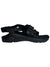 Women's Chaco Z/Cloud sandal, black cushioned footbed with webbing straps