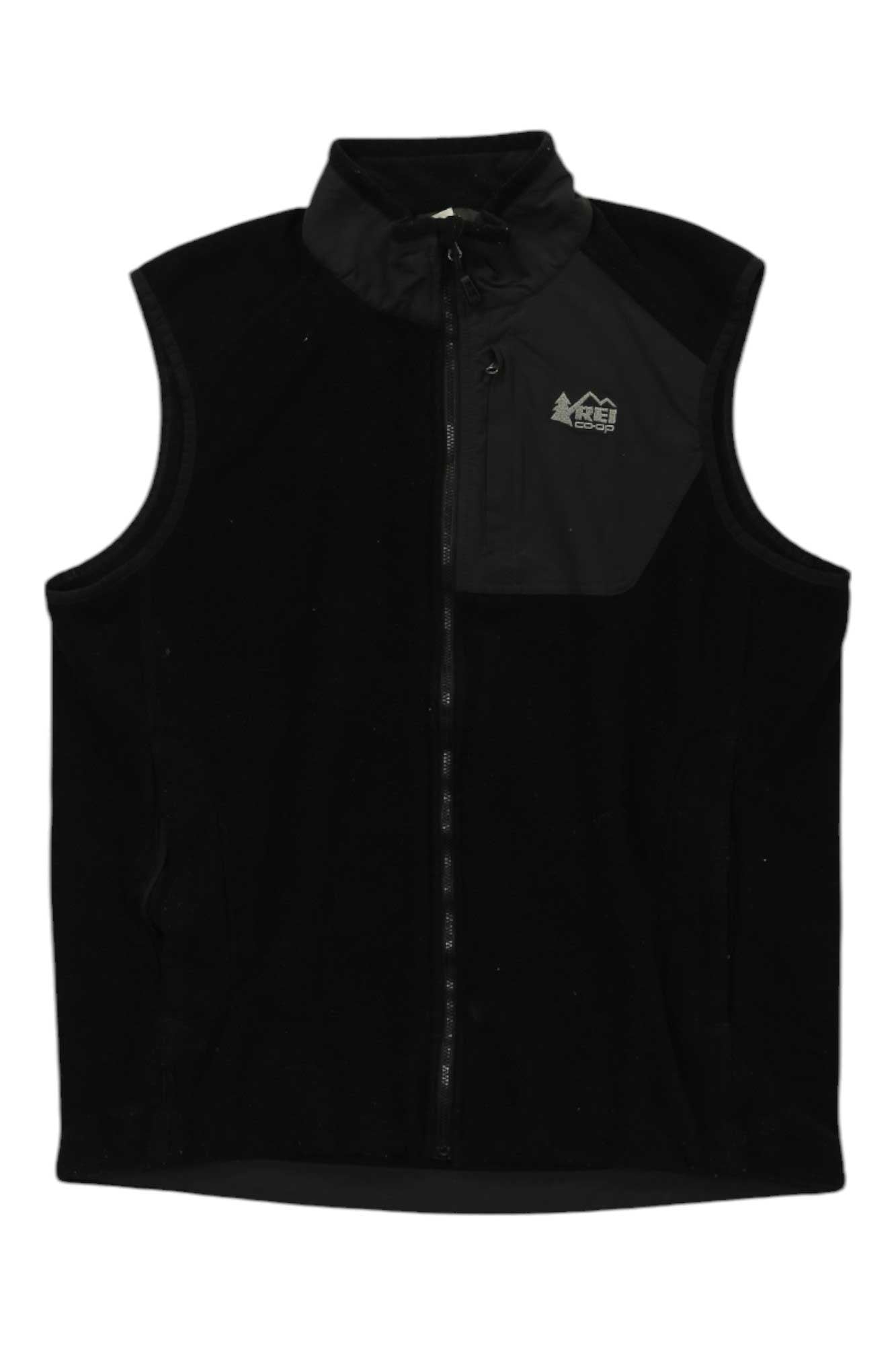 Mens REI Full Zip Fleece Lined Vest REI