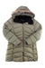 Marmot Women's Montreal coat, olive quilted puffer with faux-fur hood