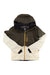 The Picture Womens Fresya Jacket is a sustainable outdoor jacket with a two-tone design: olive green upper, cream sleeves and lower body, yellow zipper, and a chest pocket.