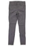 The Briann Pant is a gray, slim-fit, quick-drying skinny leg pant with button and zipper closure, front and back pockets, and belt loops, shown laid flat on a white background.