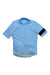Rapha men's cycling jersey, short sleeve, light blue with black sleeve cuffs