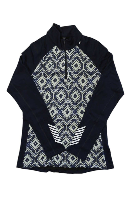 Helly Hansen Womens Lifa Merino Midweight Graphic 1/2 Zip Top