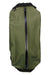 Mystery Ranch waterproof duffel bag, green with front zipper and carry loops