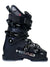 Women’s ski boot by HEAD, dark black shell with four buckles, front 3/4 view