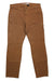 The Carhartt Womens Rugged Flex Relaxed Fit Twill Double-Front Work Pant, featuring front and back pockets, belt loops, double-front reinforced knees, and stretch fabric, is shown laid flat on a white background.