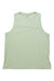 Light green sleeveless tank top, loose draped front
