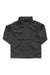 A Boulder Gear Boys Judd 1/4 Zip fleece pullover in black with long sleeves and a quarter-zip collar, shown laid flat on a white background.
