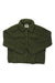 The Marmot Womens Aros Fleece Snap Jacket is a dark green sherpa fleece with a collar, snap button closure, and visible stitching, shown laid flat on a white background.