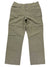 The Women's Paramount II Convertible Pants in light brown feature quick-drying fabric, front buttons, belt loops, two front flap pockets, and straight legs, shown laid flat on a white background.