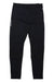 Men's black cropped softshell windproof tights with side logo