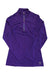 Snow Angel Women's Zip T-Neck With Rainbow Zipper Snow Angel