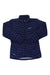 Women's Rab Cirrus jacket, navy quilted insulated puffer with full zip