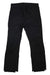 The ThirtyTwo Mens Wooderson Pant in black, made from recycled polyester, features belt loops, front pockets, and a zippered fly; shown laid flat on a white background.