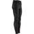 Louis Garneau Womens Solano Tight shown on a mannequin, featuring subtle seam details and a small reflective design by the lower leg. These fitted, high-waisted chamois tights offer smooth, stretchy fabric and cycling-inspired style.