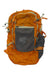 Orange Mystery Ranch In and Out 19 backpack with front zip pocket and webbing straps