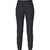 Black tapered jogger pants with elastic waistband and cuffed ankle hems