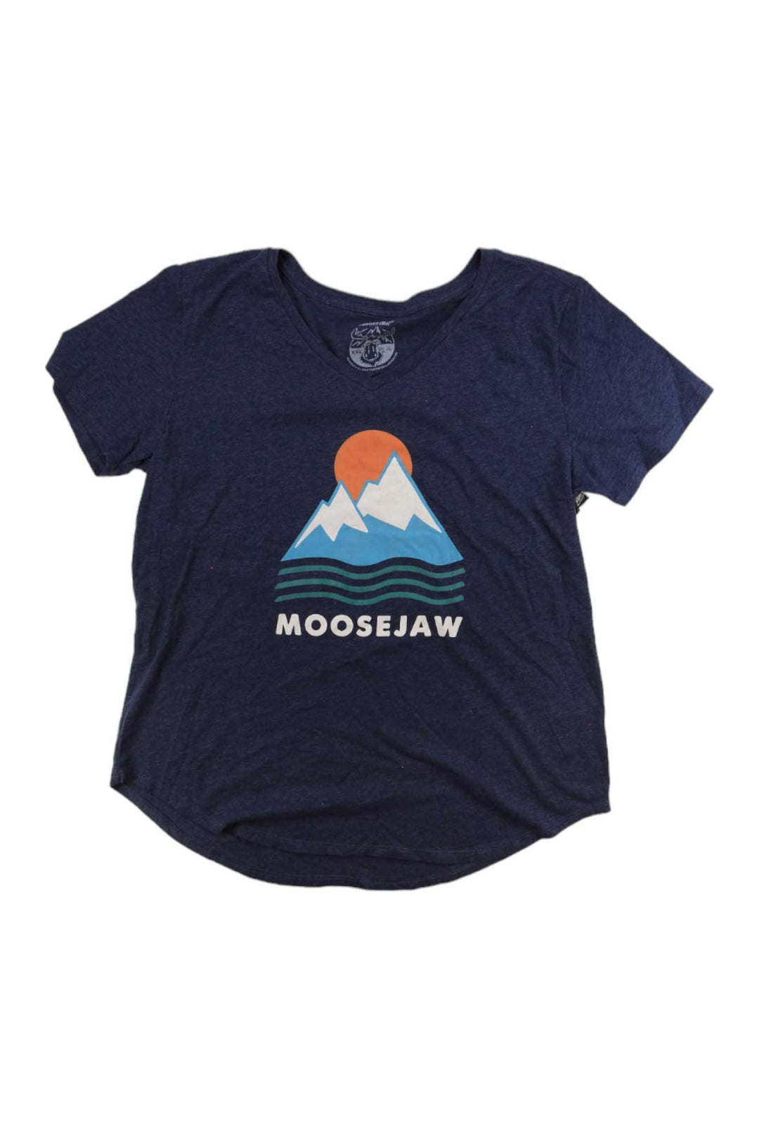 Moosejaw Womens Iceberg Salad Flowy V-Neck SS Tee Moosejaw
