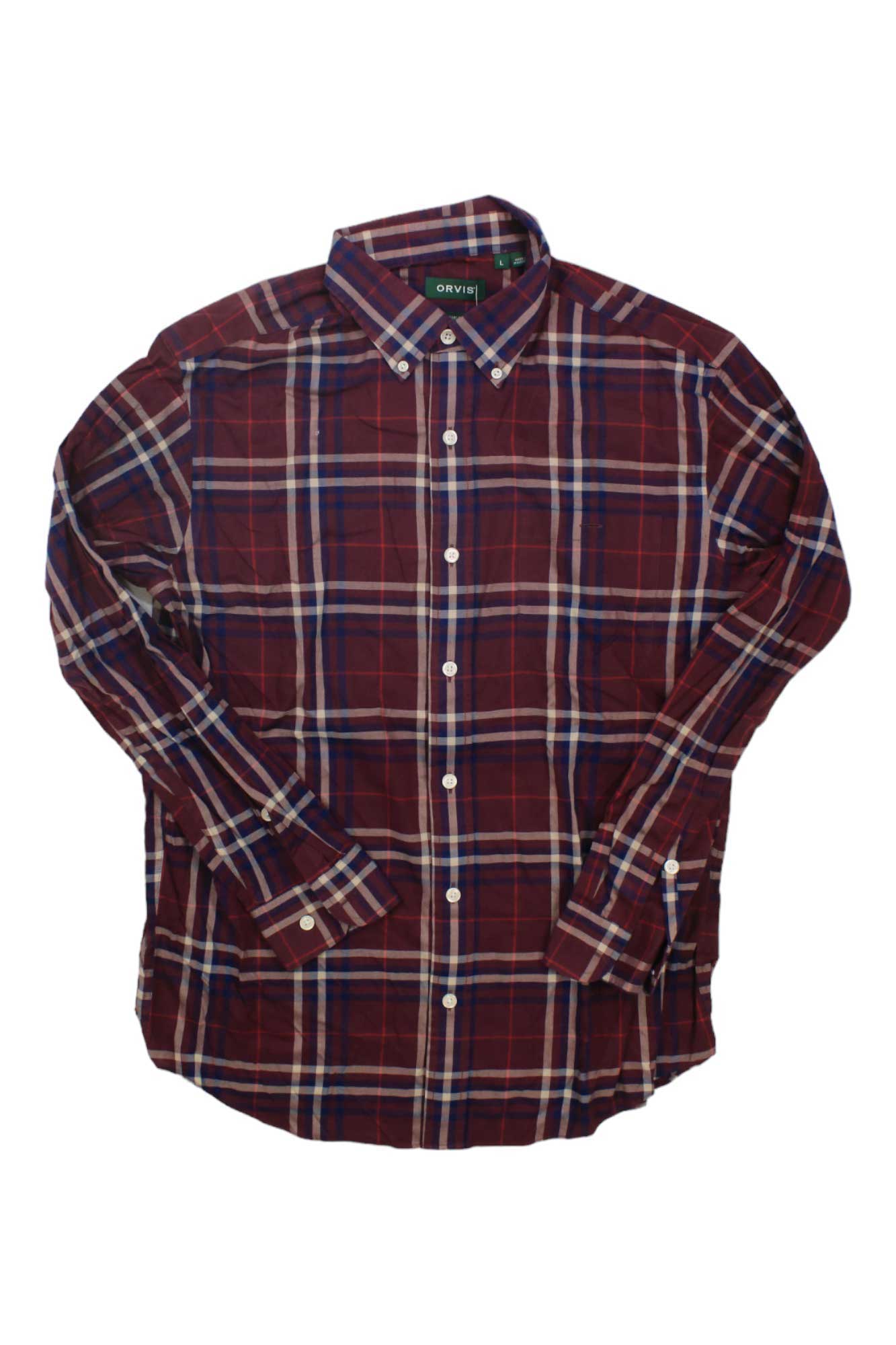 Mens Orvis Long Sleeve Button Up Top Orvis