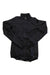 The Sugoi Stash Cycling Jacket is a black women's zip-up with long sleeves and a high collar, shown flat on a white background. This lightweight, windproof jacket has elastic cuffs and hem for a snug fit.