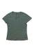 The Black Diamond Womens Lightwire Tech Tee, a light green, short-sleeved moisture-wicking shirt with a round neck and quick-drying fabric, is laid flat on a white background. A small logo appears near the left hem.