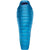 The Therm-a-Rest Space Cowboy 45F/7C Sleeping Bag has horizontal baffles, a hood, and a tapered design with recycled insulation—perfect for camping.