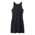Women's active tank dress, dark charcoal, sleeveless with scoop neck and side pockets