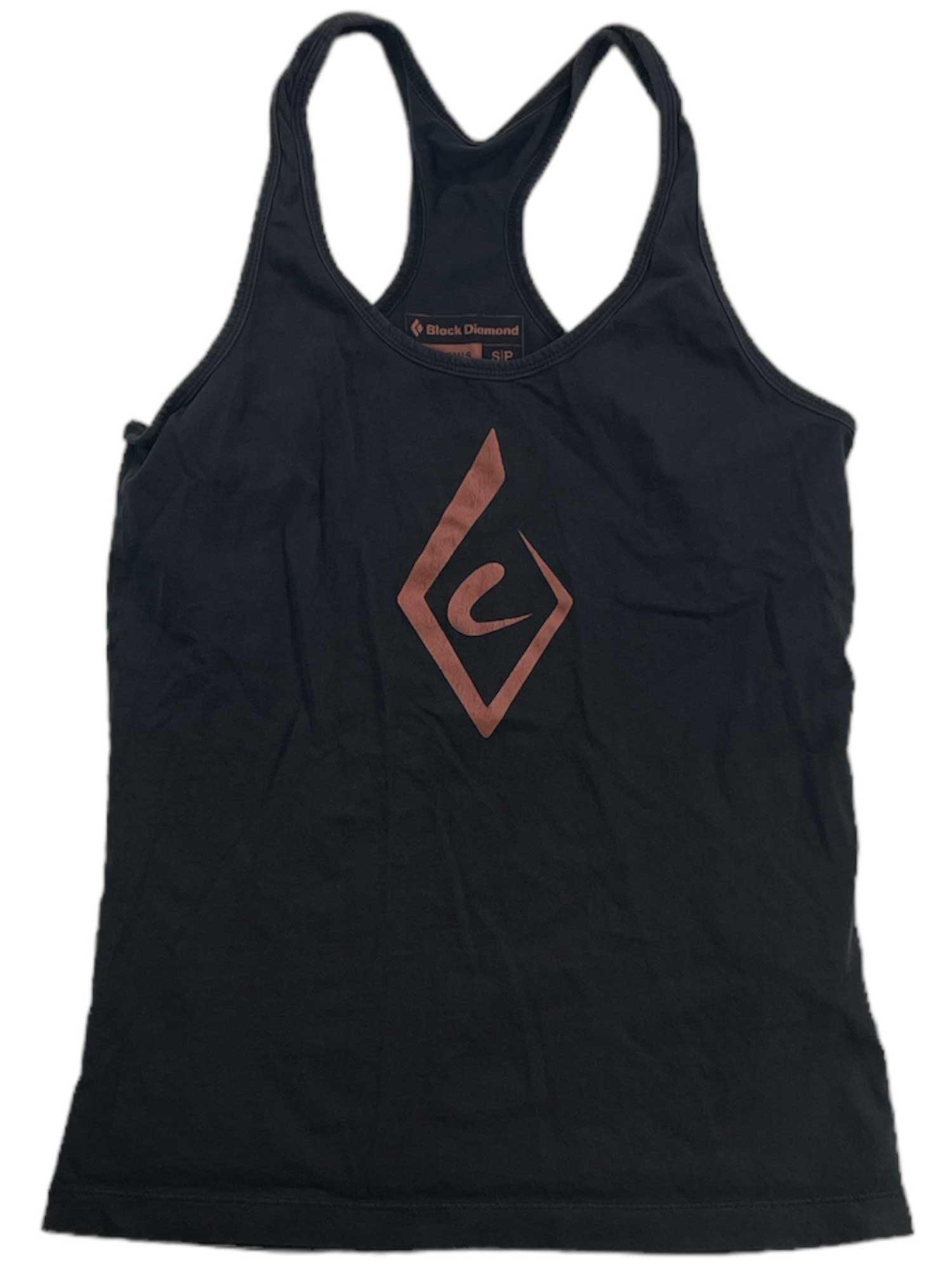 Womens Active Tank Top Black Diamond