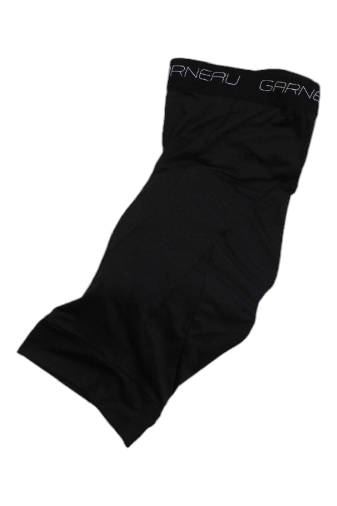 Louis Garneau men's cycling inner short, black, branded waistband hem