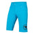 The Endura Mens SingleTrack Lite Short is a bright blue, knee-length stretch nylon short with front ventilation holes, a large black circular logo, flat waistband, button closure, and two front zippered pockets—perfect for mountain biking.