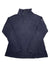 The Womens Glacial Fleece III 1/2 Zip is a navy blue Columbia microfleece pullover with long sleeves, a quarter-zip collar, and the Columbia logo on the left sleeve—ideal for cold weather. Shown laid flat on a white background.