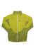 Men's hybrid jacket, stand-collar full-zip, lime yellow with neon green zipper and logo