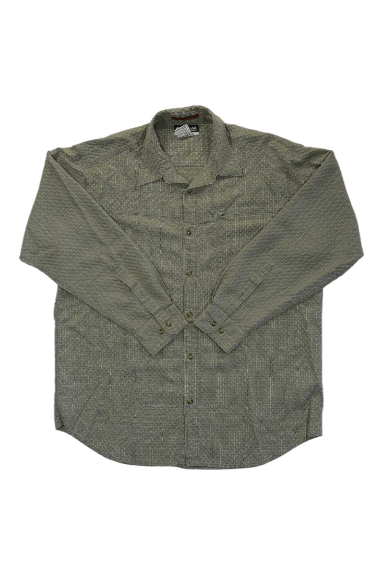 Columbia Mens Long Sleeve Button Up Flannel Columbia