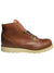 Men's 6-inch lace-up GTX boot in brown leather with padded collar and rubber sole