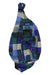 The KAVU Womens Rope Bag is a sling-style bag with a blue, green, black, and white plaid design, an adjustable rope shoulder strap, and a front zipper pocket—ideal for stylish travel.