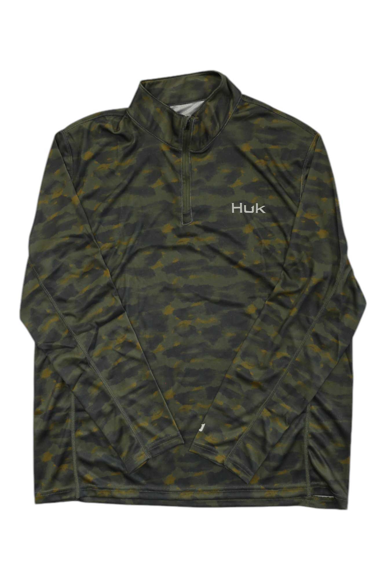 Huk Mens Camden Coldfront 1/4 Zip Top Huk