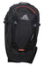 The Gregory Women's Amasa 14L H2O Pack is a black backpack with gray and orange accents, featuring the Gregory logo and "Amasa 14" on the front, multiple compartments, bike-specific organization, and an adjustable ride stability belt.