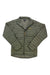 Men's Rab Microlight puffer jacket, olive green, full-zip quilted front