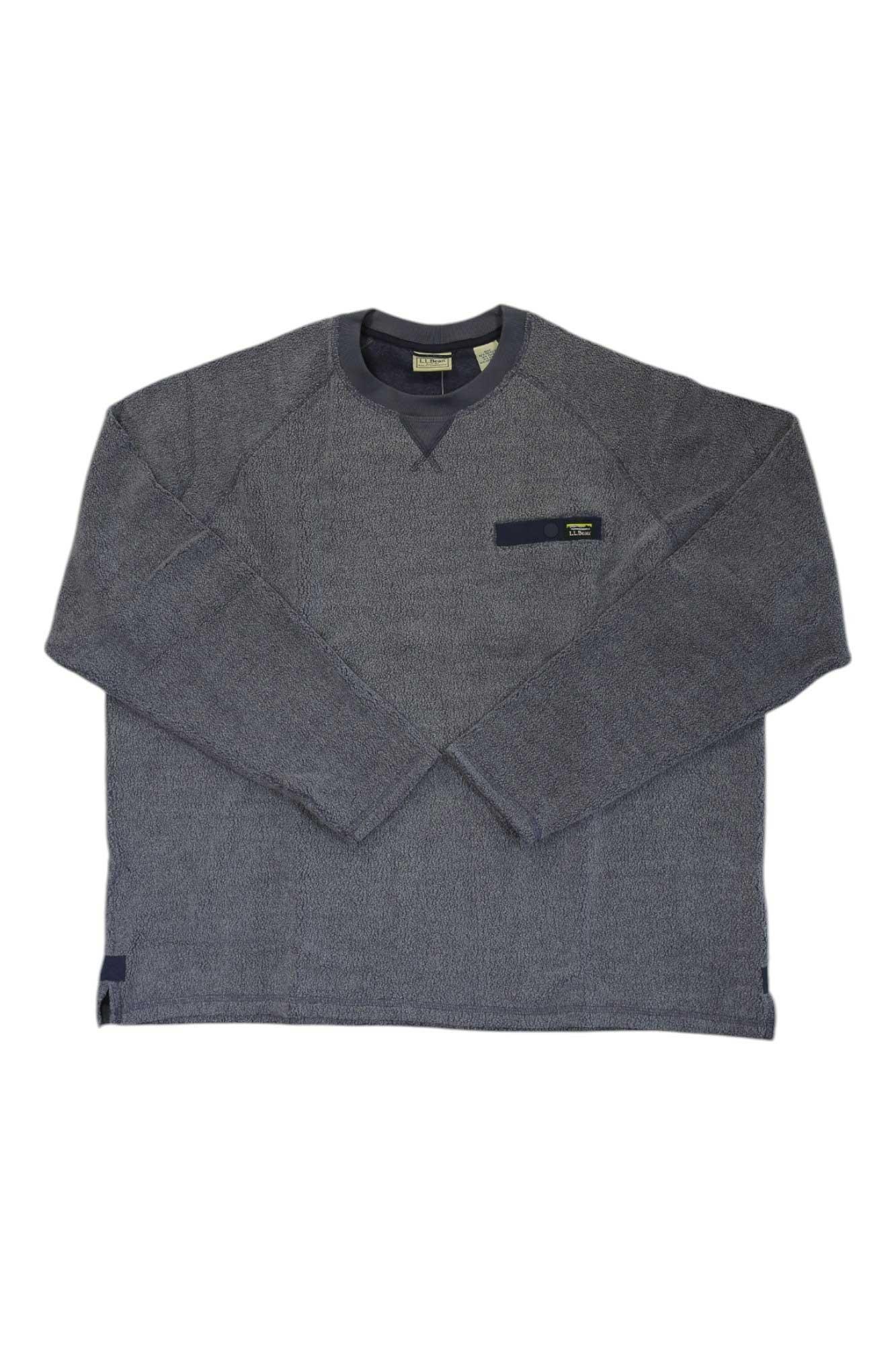 L.L.Bean Mens Tumbled Sherpa Crew Top L.L.Bean