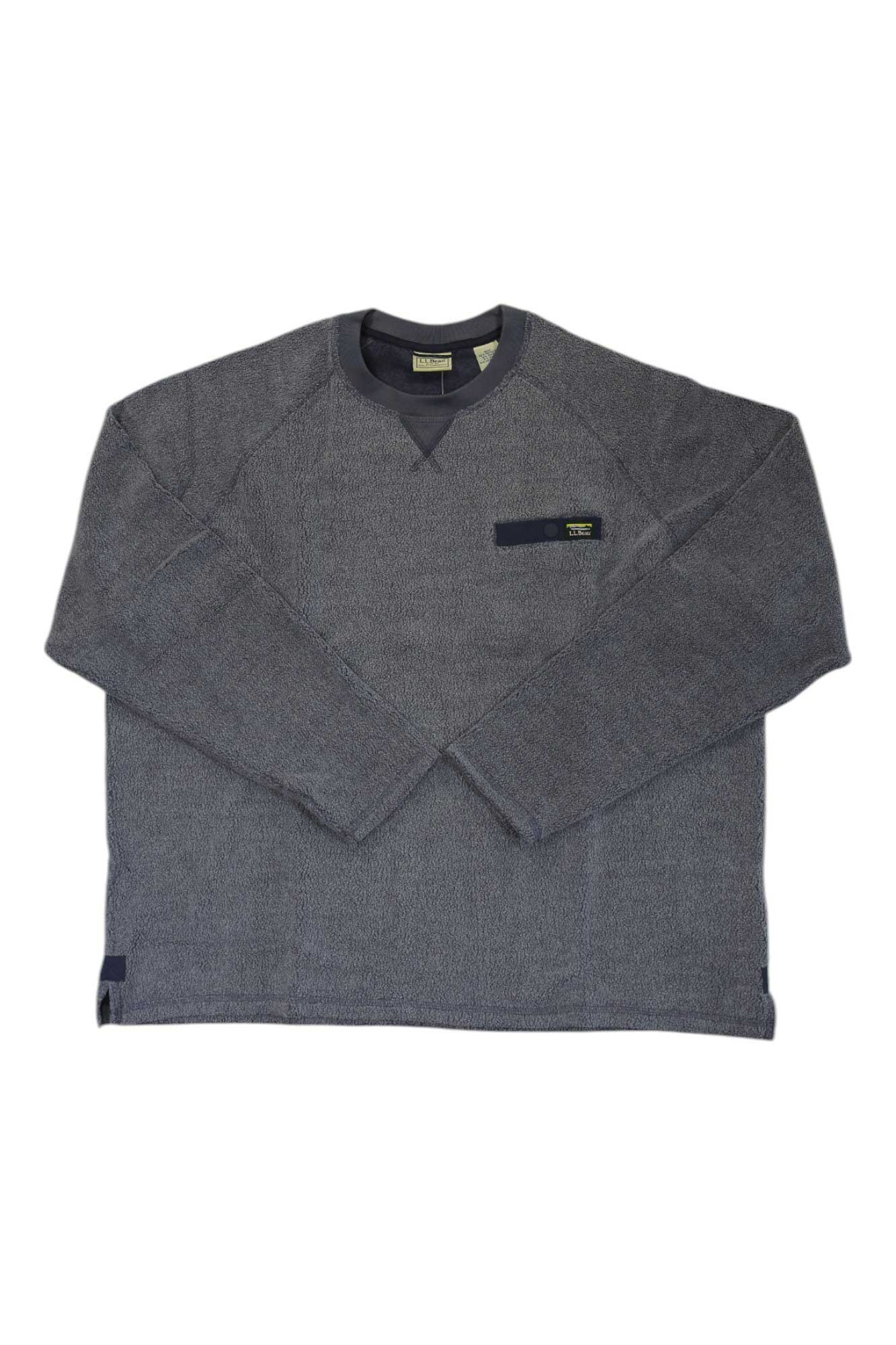 L.L.Bean Mens Tumbled Sherpa Crew Top L.L.Bean