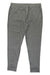 The Rhone Men's Spar Jogger in gray features an elastic waistband, side pockets, fitted ankle cuffs, and moisture-wicking fabric—perfect running pants for all-day comfort. Laid flat on a white background.