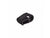 The Abus Bordo 6000 Bracket is a black plastic rectangular holder with a rounded side and open slot, designed for easy transport of the Abus Bordo 6000 bike lock, shown isolated on a white background.