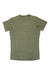 A Rab Mens Syncrino Base Tee in plain olive green, moisture-wicking and laid flat on a white background, with visible creases.